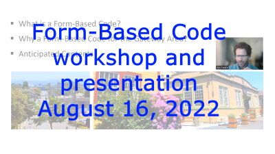 Ben Noble - Form-Based Code Workshop - August 16, 2022 - Information ...